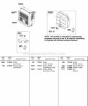 Exhaust System Low Mount Diagram and Parts List for 138432-0188-B1  Briggs and Stratton Engine